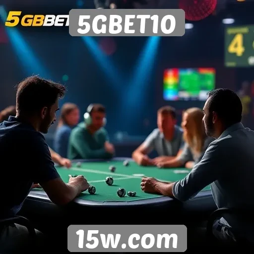 Experiência de jogo ao vivo no 5GBET10 atrai jogadores